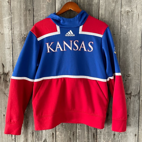adidas Other - ADIDAS Kansas Jayhawks Hoodie